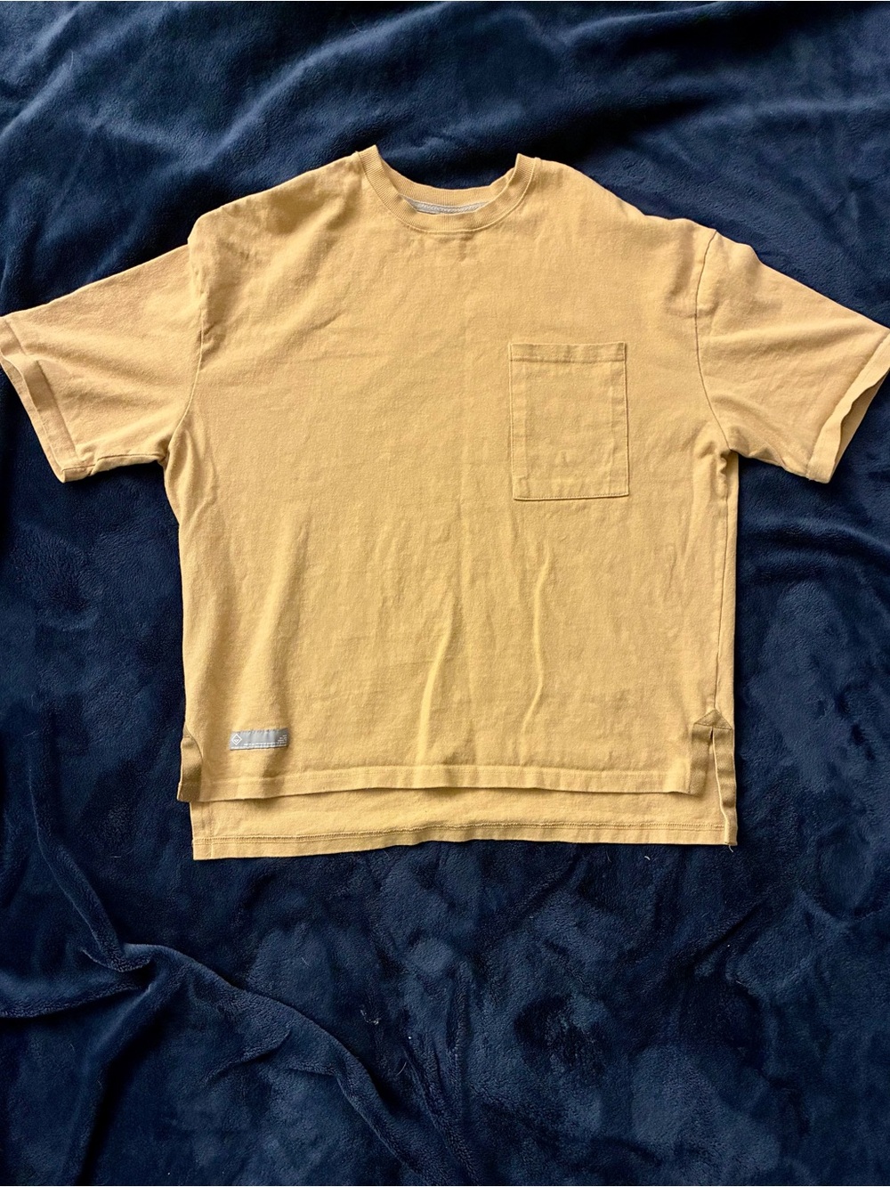 Heavy Cotton Short Sleeve Boxy Fit Pocket Tee
